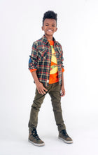 Load image into Gallery viewer, Flannel Shirt - Eden/Tigerlily Plaid