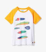 Load image into Gallery viewer, Fishing Lures Raglan Tee - Sea Salt