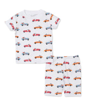 Load image into Gallery viewer, PJs Speedway Pups Short PJ Set Snug PRT - Multi