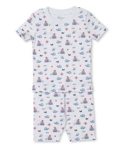 Sails n Whales Short PJ Set Snug PRT - Multi