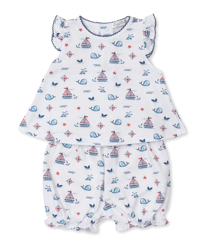 Sails n Whales Sunsuit Set PRT - Multi