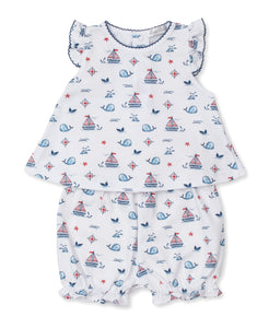 Sails n Whales Sunsuit Set PRT - Multi