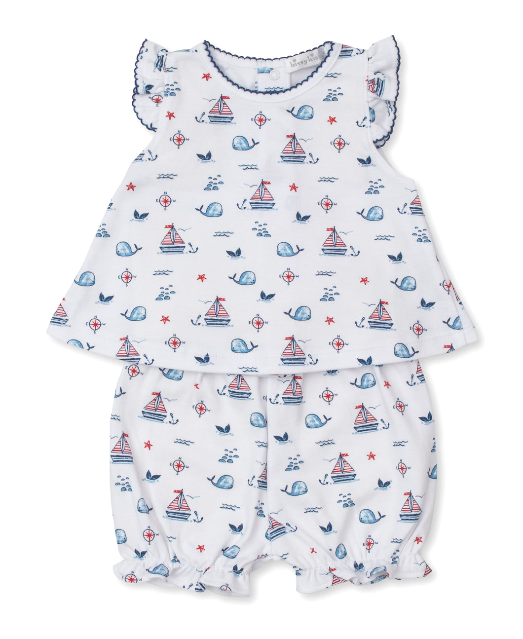 Sails n Whales Sunsuit Set PRT - Multi