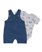 Load image into Gallery viewer, Little Tractor Overall Set Mix - Multi Blue