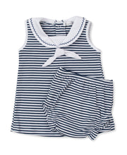 Load image into Gallery viewer, Sails n Whales Dress Set STR - Navy