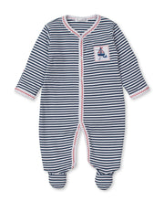 Load image into Gallery viewer, Sails n Whales Footie STR - Navy