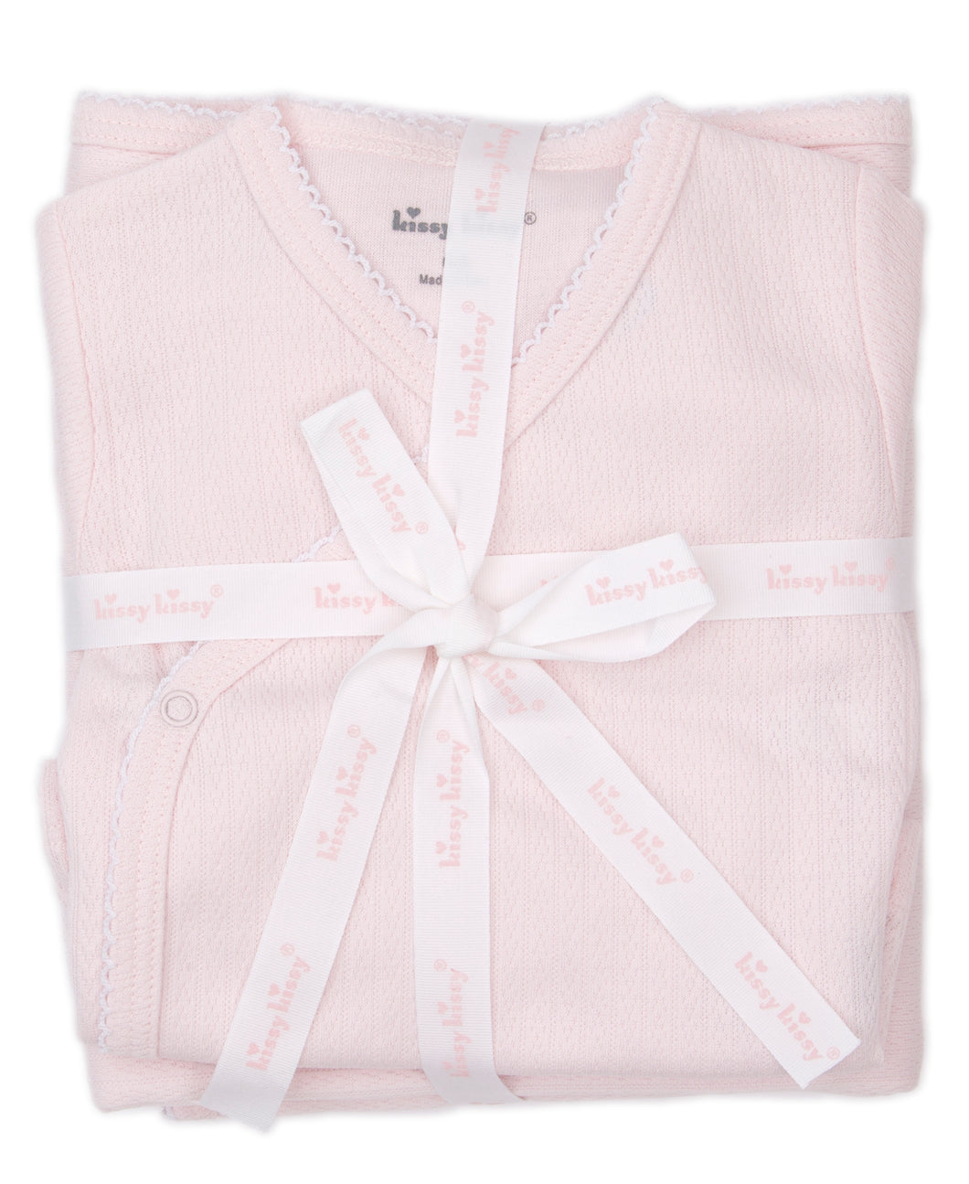 Kissy Pointelle Take Me Home Bundle Set - Pink