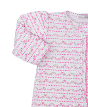 Load image into Gallery viewer, Ballet Blossoms Footie w/ Zip Comp - Pink