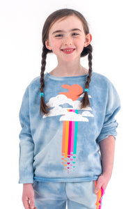 Slouchy Sweatshirt - Blue Depths