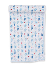 Load image into Gallery viewer, Whale Watch Blanket PRT - Multi Blue