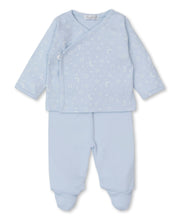 Load image into Gallery viewer, Crescent Moonlight Footed Pant Set Mix - Light Blue