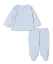 Load image into Gallery viewer, Crescent Moonlight Footed Pant Set Mix - Light Blue