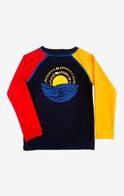 Load image into Gallery viewer, Long Sleeve Rash Guard - Red/Yellow