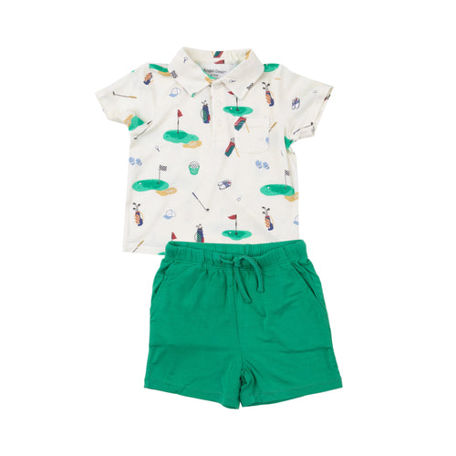 Golf Polo Shirt & Short Set