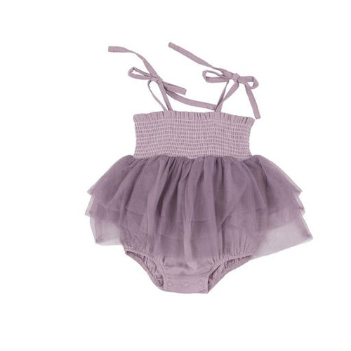 Dust Lavendar Solid Muslin Tutu Bubble