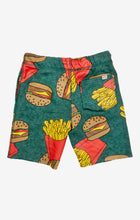 Load image into Gallery viewer, Camp Shorts - Burgers &amp; Fries