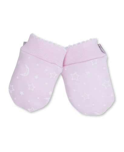 Crescent Moonlight Mitts - Pink