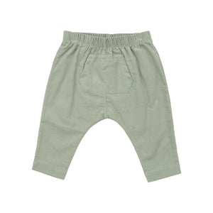 Cord Desert Sage - Drop Crotch Jogger