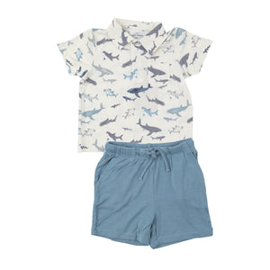 Sharks Polo Shirt & Short Set