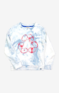 Highland Sweatshirt - Sky Tie Dye