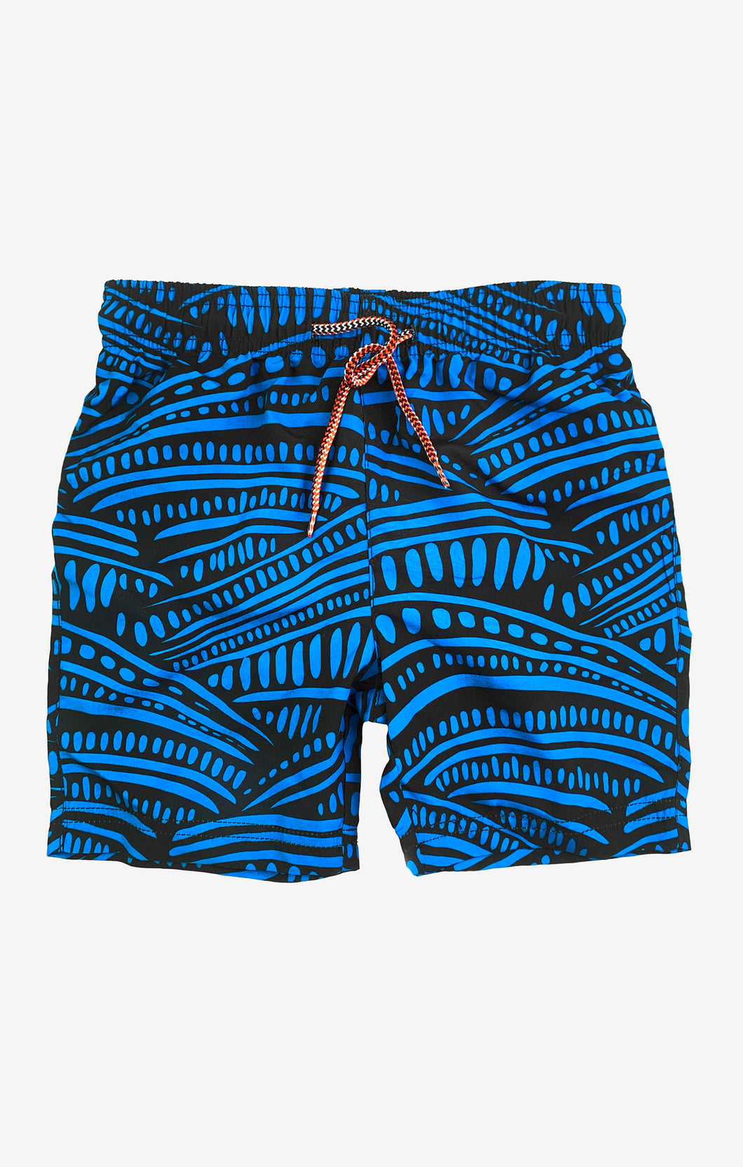 Mid Length Swim Trunks - Surf Waves