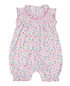 Floral Fantasy Slvless Playsuit PRT - Multi Pink