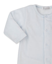 Load image into Gallery viewer, Puppy Dog Fun Velour Footie  - Light Blue