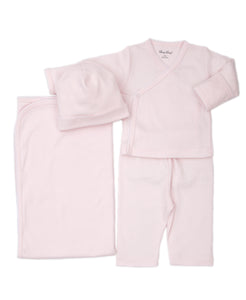 Kissy Pointelle Take Me Home Bundle Set - Pink