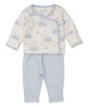 Load image into Gallery viewer, Breezy Clouds Pant Set Mix - Light Blue