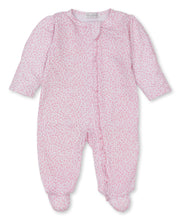 Load image into Gallery viewer, Petite Blooms Footie w/ Zip PRT - Pink-PK