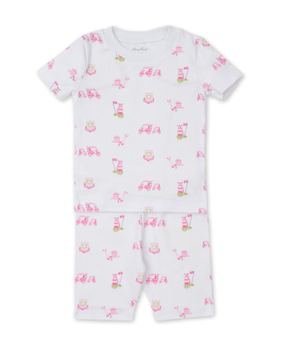 Hole in One Short PJ Set Snug PRT - Multi Pink