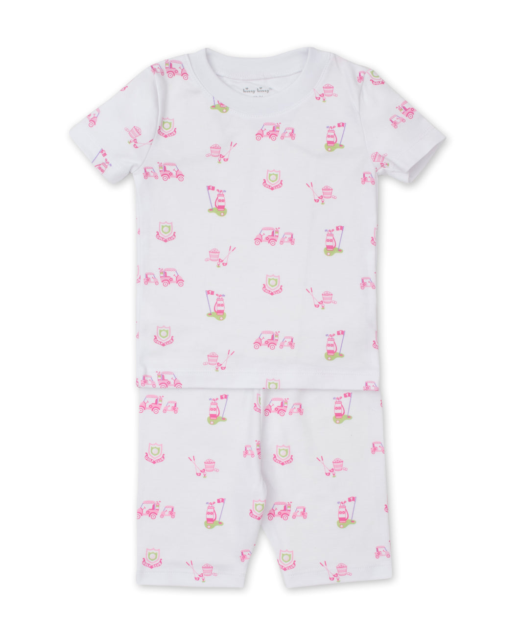 Hole in One Short PJ Set Snug PRT - Multi Pink