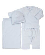 Load image into Gallery viewer, Kissy Pointelle Take Me Home Bundle Set - Light Blue