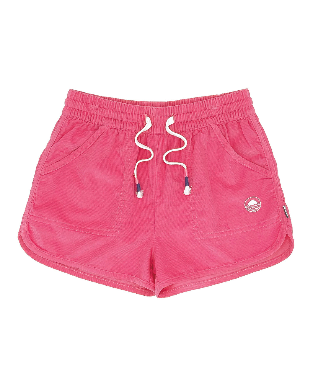 Daisy Corduroy Shorts - Hot Pink