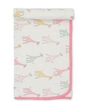 Load image into Gallery viewer, Giraffe Friends Blanket PRT - Multi Pink