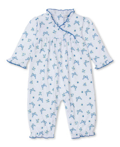 Blooming Bows Playsuit PRT - Light Blue