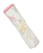 Load image into Gallery viewer, Giraffe Friends Blanket PRT - Multi Pink