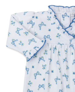 Blooming Bows Playsuit PRT - Light Blue