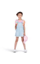 Load image into Gallery viewer, Josie Overall Dress - Light Blue Denim