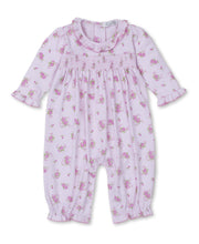 Load image into Gallery viewer, Pink Rose Scrolls Playsuit PRT Smk - Pink