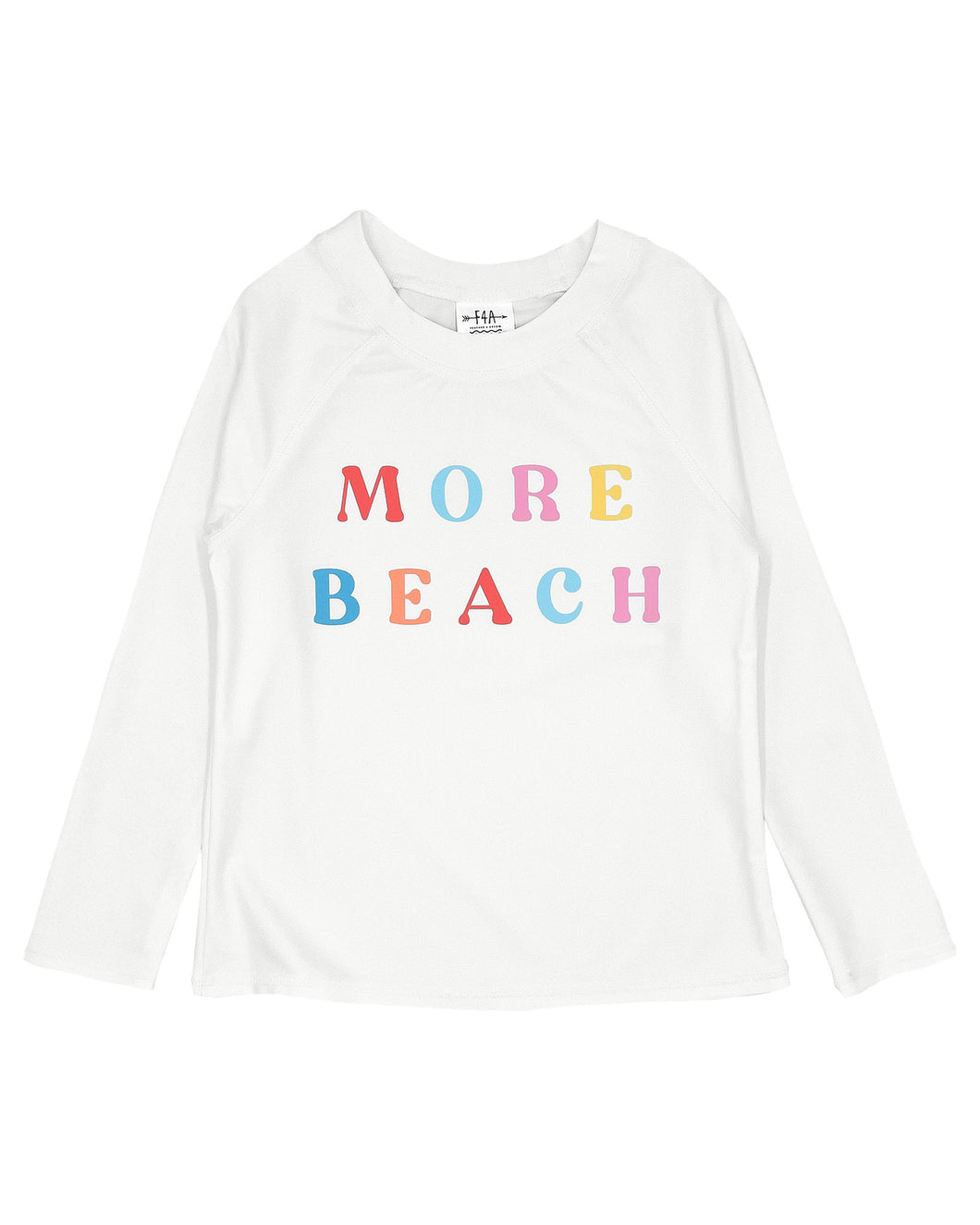More Beach L/s Rashguard - White