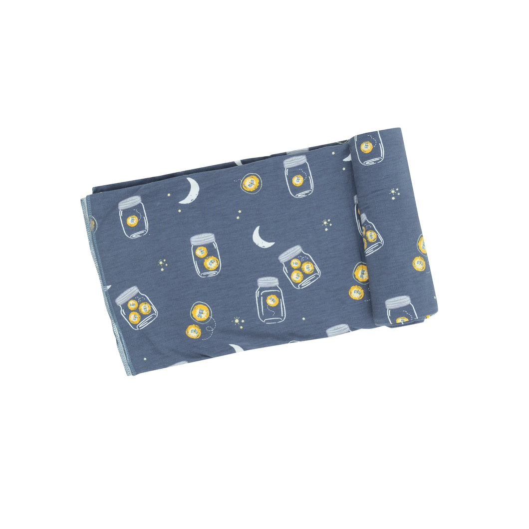 Fireflies Swaddle Blanket