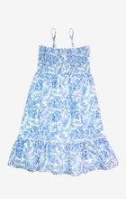 Load image into Gallery viewer, Madison Dress - Blue Palms