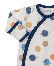 Load image into Gallery viewer, Dotty Elephants Footie PRT - Multi Blue