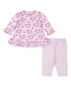 Hearts Abloom Legging Set Mix - Pink-PK