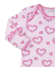 Load image into Gallery viewer, Hearts Abloom Sack w/ Hat Set PRT - Pink-PK