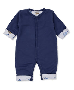 Dino Territory Reversible Playsuit - Blue