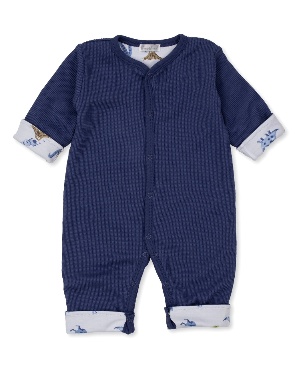 Dino Territory Reversible Playsuit - Blue