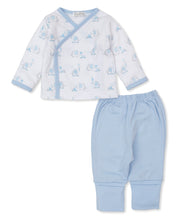 Load image into Gallery viewer, Elephant ABC's Pant Set Mix - Light Blue -LB