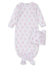 Load image into Gallery viewer, Beary Plaid Sack w/ Hat Set PRT - Pink